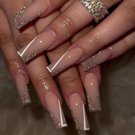 nude nails coffin|Nude Coffin Nails